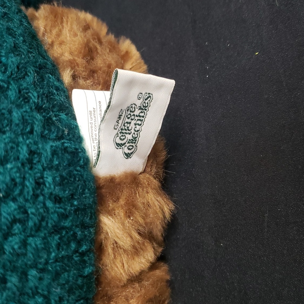Ganz Cottage Collectibles NWT "Bentley" Teddy Bear in Green Sweater - Picture 4 of 6